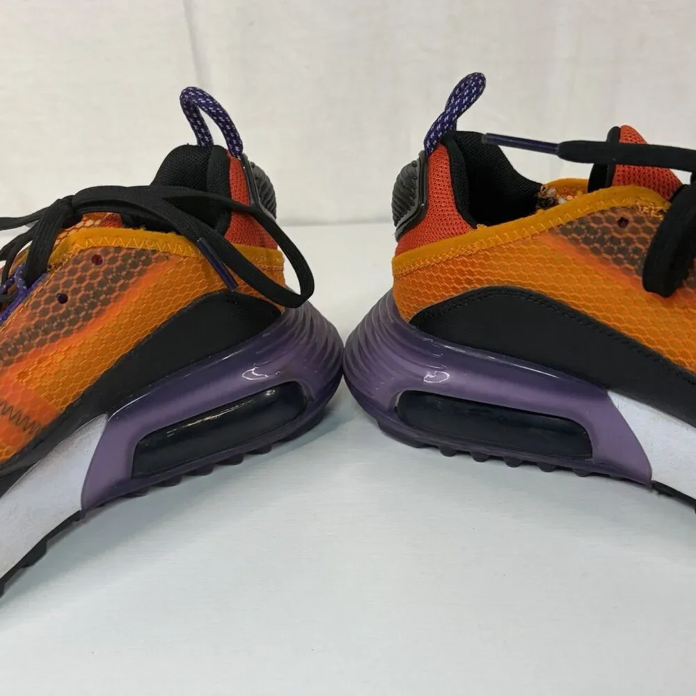 Nike Air Max 2090 Sneaker Magma Orange Eggplant 2020 CJ4066-800 Youth 3.5
